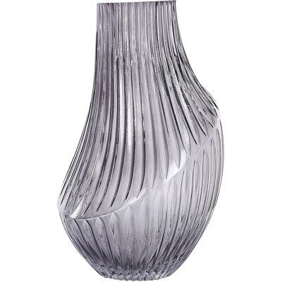 Vase décorative haute gris Beliani - Vase à fleurs - Décoration moderne - Publicité Vase décorative haute gris Beliani - Vase à fleurs - Décoration moderne - Publicité