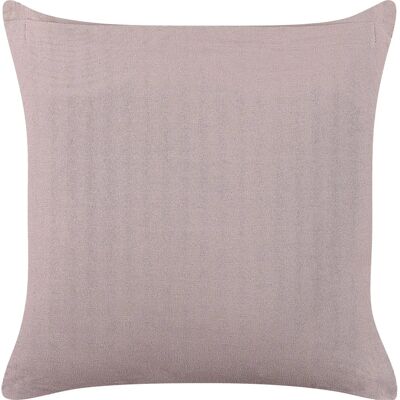 Coussin Rose en Velours avec Motif Géométrique - Décoration - Publicité Coussin Rose en Velours avec Motif Géométrique - Décoration - Publicité