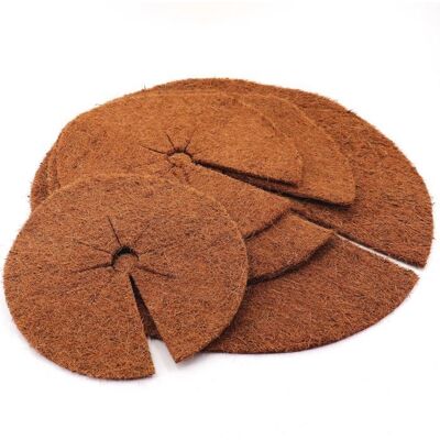 AQUAGART - Disques de paillage en coco 45cm - Protection des Plantes - Publicité AQUAGART - Disques de paillage en coco 45cm - Protection des Plantes - Publicité