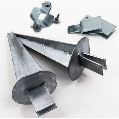 AQUAGART - Z-profile fence post support set AQUAGART - Z-profile fence post support set