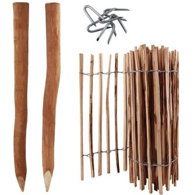 AQUAGART Complete Garden Fence Set - 120cm High, 5m Long AQUAGART Complete Garden Fence Set - 120cm High, 5m Long