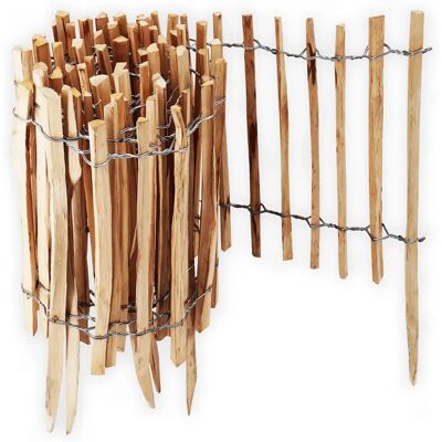 AQUAGART Gartenzäunung - 60cm hoch, 10m Rolle, Haselnuss Holz AQUAGART Gartenzäunung - 60cm hoch, 10m Rolle, Haselnuss Holz