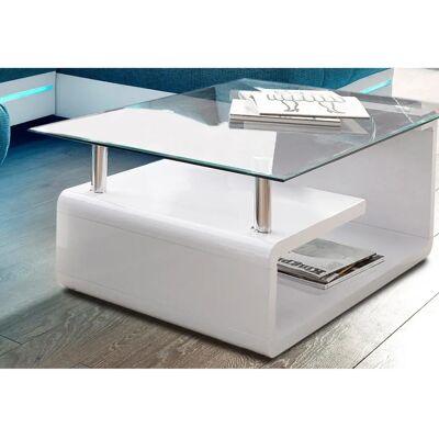 PAROLI Weißer Couchtisch - Couchtisch PAROLI Weißer Couchtisch - Couchtisch