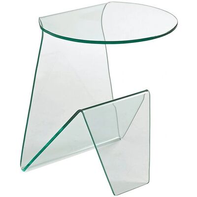 PAROLI Beistelltisch - Sicherheitsglas, 45x41cm, Transparent PAROLI Beistelltisch - Sicherheitsglas, 45x41cm, Transparent