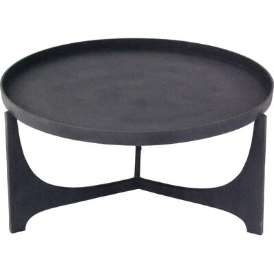 PAROLI Runder Aluminium Couchtisch - Couchtisch PAROLI Runder Aluminium Couchtisch - Couchtisch
