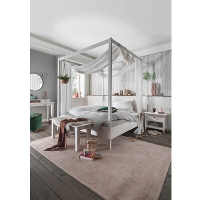 Lüttenhüttu Solvita - 200x200 Bett, Weiß, Einfache Montage Lüttenhüttu Solvita - 200x200 Bett, Weiß, Einfache Montage