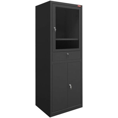Stier - Aktenschrank - noir - 1750x650x350mm - Armoire - Publicité Stier - Aktenschrank - noir - 1750x650x350mm - Armoire - Publicité
