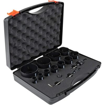 STIER Lochsägen-Set - Bi-Metall HSS - 17 Stück STIER Lochsägen-Set - Bi-Metall HSS - 17 Stück