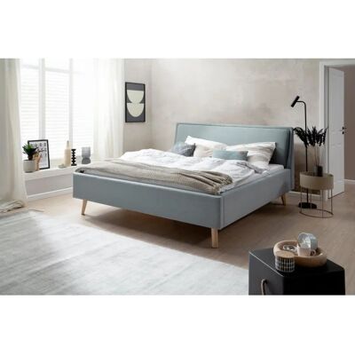 MEISE.MÖBEL Frieda Eiche Blau Polsterbett - Polsterbett MEISE.MÖBEL Frieda Eiche Blau Polsterbett - Polsterbett