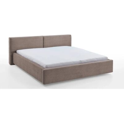 Meise Möbel Cube Bett - Taupe, 180x200 cm, Flaches Kopfteil - Bett Meise Möbel Cube Bett - Taupe, 180x200 cm, Flaches Kopfteil - Bett