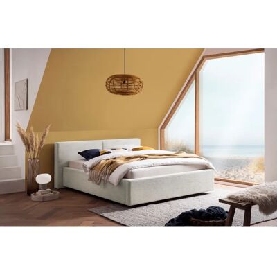 MEISE.MÖBEL Cube Beiges Polsterbett mit Stauraum MEISE.MÖBEL Cube Beiges Polsterbett mit Stauraum