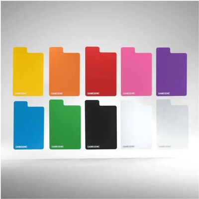 Gamegenic langlebige Flex-Karten-Teilung Pack von 10 - Mehrfarbig - Kartentyp Gamegenic langlebige Flex-Karten-Teilung Pack von 10 - Mehrfarbig - Kartentyp