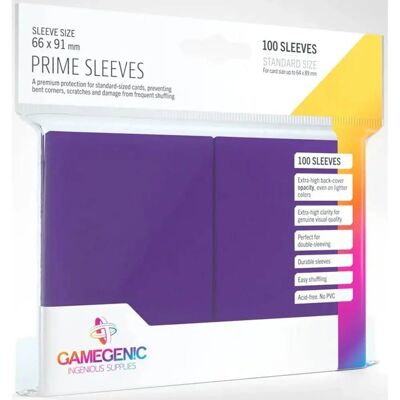 Gamegenic Prime Sleeves Lila - Kartskydd Gamegenic Prime Sleeves Lila - Kartskydd