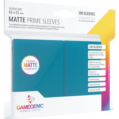 Gamegenic Blaue Matte Prime Kartenhüllen - Standardgröße Gamegenic Blaue Matte Prime Kartenhüllen - Standardgröße