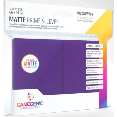 Custodie viola standard di Gamegenic - 100 pezzi Custodie viola standard di Gamegenic - 100 pezzi