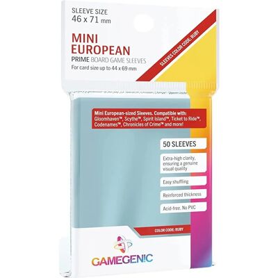 Gamegenic Prime Mini Europäische Größe Hüllen (50 Stück) Gamegenic Prime Mini Europäische Größe Hüllen (50 Stück)