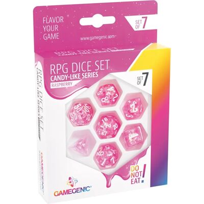 Gamegenic Raspberry Süßigkeiten- Serie: Rollenspiel Würfelset 7 Stück Gamegenic Raspberry Süßigkeiten- Serie: Rollenspiel Würfelset 7 Stück