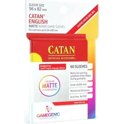 Game Genic Catan Spielkartenhüllen - 56x82mm - 50 Stück Game Genic Catan Spielkartenhüllen - 56x82mm - 50 Stück
