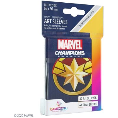 Fantasy Flight Games Captain Marvel Kartenhüllen - 50 Stück Fantasy Flight Games Captain Marvel Kartenhüllen - 50 Stück