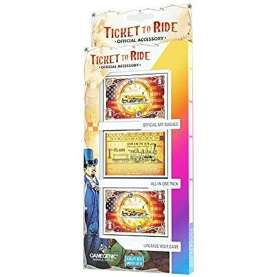 Gamegenic Ticket to Ride Art Sleeves - Starke Schweißnähte für Haltbarkeit Gamegenic Ticket to Ride Art Sleeves - Starke Schweißnähte für Haltbarkeit