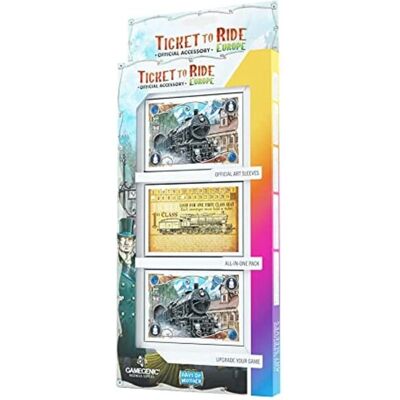 Gamegenic Ticket to Ride Europe Art Sleeves - Card Sleeves Gamegenic Ticket to Ride Europe Art Sleeves - Card Sleeves