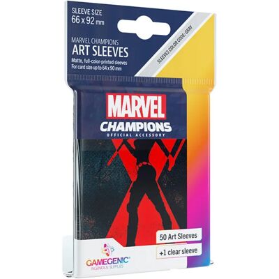 Gamegenic Schwarze Witwe Marvel Champions Kunsthüllen Gamegenic Schwarze Witwe Marvel Champions Kunsthüllen
