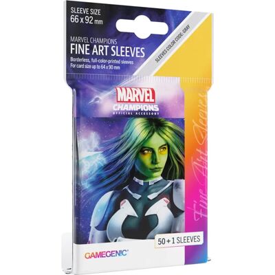 Gamegenic Marvel Champions Hüllen - Gamora, 66x92mm - Kartenspiel Zubehör Gamegenic Marvel Champions Hüllen - Gamora, 66x92mm - Kartenspiel Zubehör