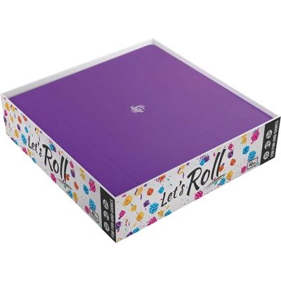 Gamegenic Magnetic Dice Tray - Square Black/Purple - Dice Accessory Gamegenic Magnetic Dice Tray - Square Black/Purple - Dice Accessory