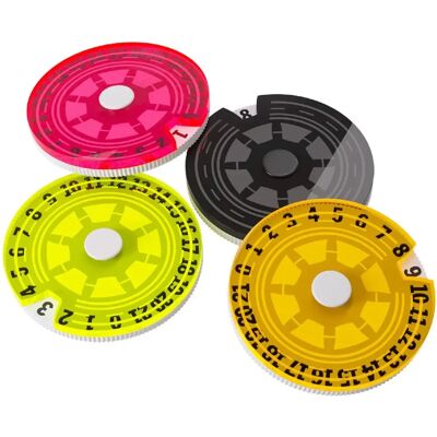 Contatori di Vita in Acrilico Premium Gamegenic - Set di 4 Contatori di Vita in Acrilico Premium Gamegenic - Set di 4