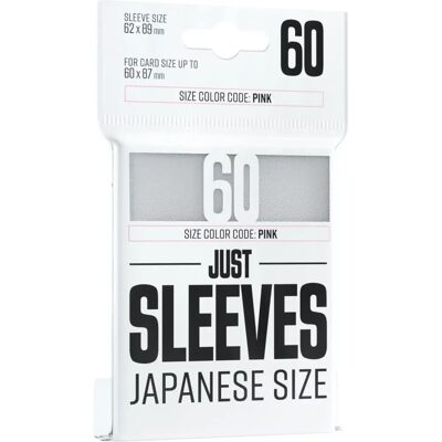 Protection pour cartes japonaises blanches - 60 pièces Gamegenic - Publicité Protection pour cartes japonaises blanches - 60 pièces Gamegenic - Publicité