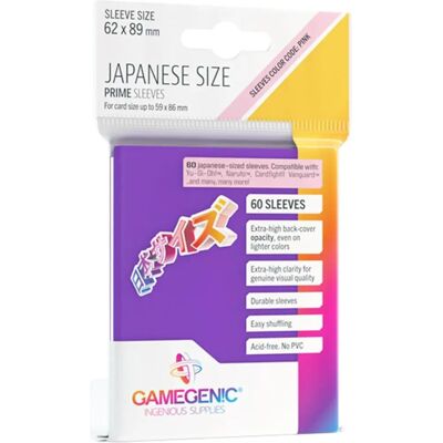 Gamegenic Premium Japanische Kartenhüllen - 62x89mm, säurefrei & PVC-frei Gamegenic Premium Japanische Kartenhüllen - 62x89mm, säurefrei & PVC-frei