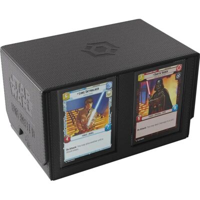 Gamegenic Star Wars: Unlimited Double Deck Pod - Schwarz Kartenschachtel Gamegenic Star Wars: Unlimited Double Deck Pod - Schwarz Kartenschachtel