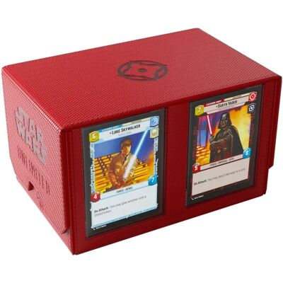 Gamegenic Star Wars: Unlimited Double Deck Pod - Rote Deckbox - 2 Decks 60 Karten Gamegenic Star Wars: Unlimited Double Deck Pod - Rote Deckbox - 2 Decks 60 Karten