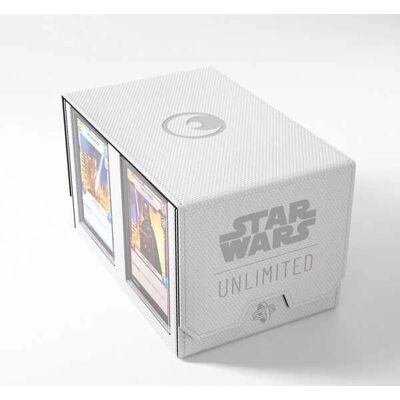 Gamegenic Star Wars: Unlimited Double Deck Pod - Wit/Zwart - Deckbox Gamegenic Star Wars: Unlimited Double Deck Pod - Wit/Zwart - Deckbox