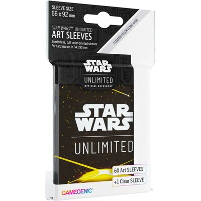 Gamegenic Star Wars Unlimited Art Hüllen - Space Yellow - Kartenhüllen für TCG & LCG Gamegenic Star Wars Unlimited Art Hüllen - Space Yellow - Kartenhüllen für TCG & LCG