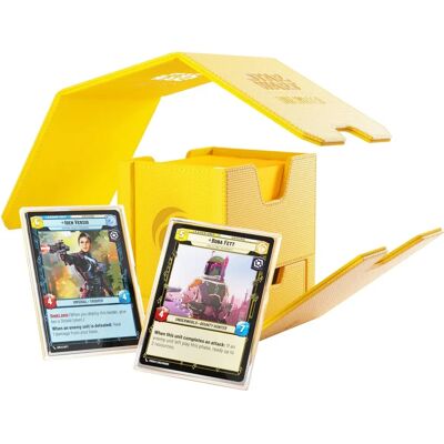Gamegenic Star Wars Unlimited Twin Suns Deck Box - Yellow Gamegenic Star Wars Unlimited Twin Suns Deck Box - Yellow