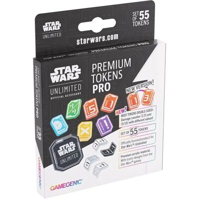Gamegenic Star Wars Unlimited Premium Tokens PRO - Spielezubehör Gamegenic Star Wars Unlimited Premium Tokens PRO - Spielezubehör