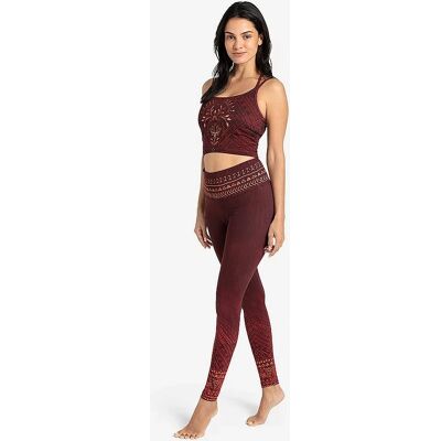 THE SPIRIT OF OM Damen Yoga-BH Shakti - Unterstützung, Bio-Baumwolle, Henna-Rot THE SPIRIT OF OM Damen Yoga-BH Shakti - Unterstützung, Bio-Baumwolle, Henna-Rot