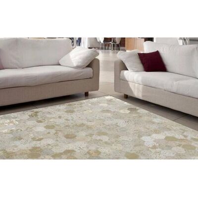 Calo-Deluxe Scarllet 210 Lederteppich Gold - Teppich Calo-Deluxe Scarllet 210 Lederteppich Gold - Teppich