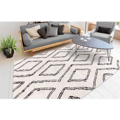 CALO-DELUXE Elvar-2000 Hochflor-Teppich Beige, 120x170cm, 27mm, Weich & Langlebig CALO-DELUXE Elvar-2000 Hochflor-Teppich Beige, 120x170cm, 27mm, Weich & Langlebig