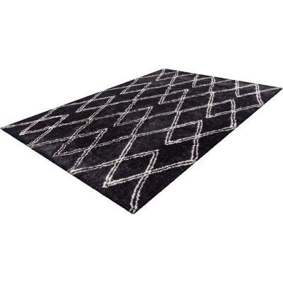 CALO-DELUXE Elvar-3000 Mikrofaserteppich - Weich, Modernes Geometrisches Muster CALO-DELUXE Elvar-3000 Mikrofaserteppich - Weich, Modernes Geometrisches Muster