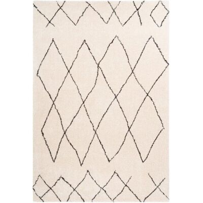 Calo-Deluxe Elvar-4000 Mikrofaser Teppich - Elfenbein, 80x150cm, Weich Calo-Deluxe Elvar-4000 Mikrofaser Teppich - Elfenbein, 80x150cm, Weich