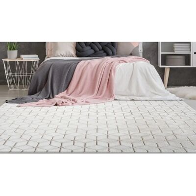 Teppich CALO-DELUXE Jardan-1000 - Grau (taupe, weiß) - 80x150cm Teppich CALO-DELUXE Jardan-1000 - Grau (taupe, weiß) - 80x150cm