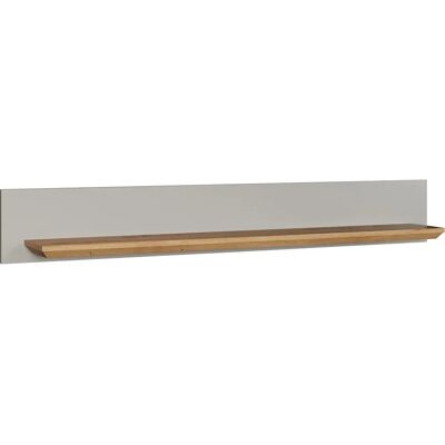 Trendteam Landside Wandplank in Grijs en Eiken - Wandplank Trendteam Landside Wandplank in Grijs en Eiken - Wandplank