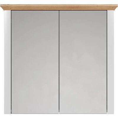 trendteam Badkamer Spiegelschrank Landside in grijs en eik - 78x73 cm trendteam Badkamer Spiegelschrank Landside in grijs en eik - 78x73 cm