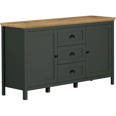 Trendteam Stanton Grønn Sideboard - Holdbart Landhus Stil Trendteam Stanton Grønn Sideboard - Holdbart Landhus Stil