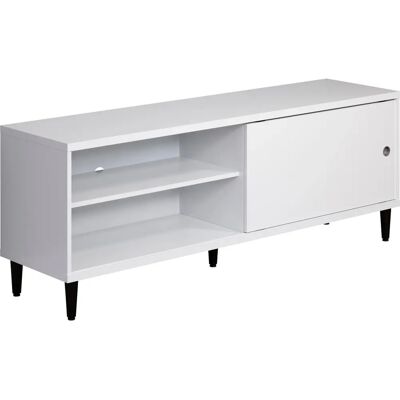 Trendteam Wenge Hvid Mat TV Lavbord - Moderne Vendbar Design - 150x56 cm Trendteam Wenge Hvid Mat TV Lavbord - Moderne Vendbar Design - 150x56 cm