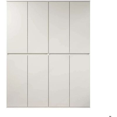 Trendteam Nevada Hvit Garderobeskap - 148x191cm Trendteam Nevada Hvit Garderobeskap - 148x191cm