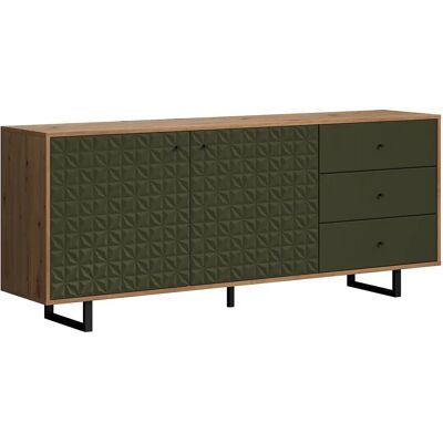 Buffet vert foncé Trendteam - Sideboard - Publicité Buffet vert foncé Trendteam - Sideboard - Publicité
