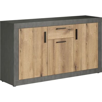 Trendteam Sideboard Evoke Eiche grau - Sideboard Trendteam Sideboard Evoke Eiche grau - Sideboard
